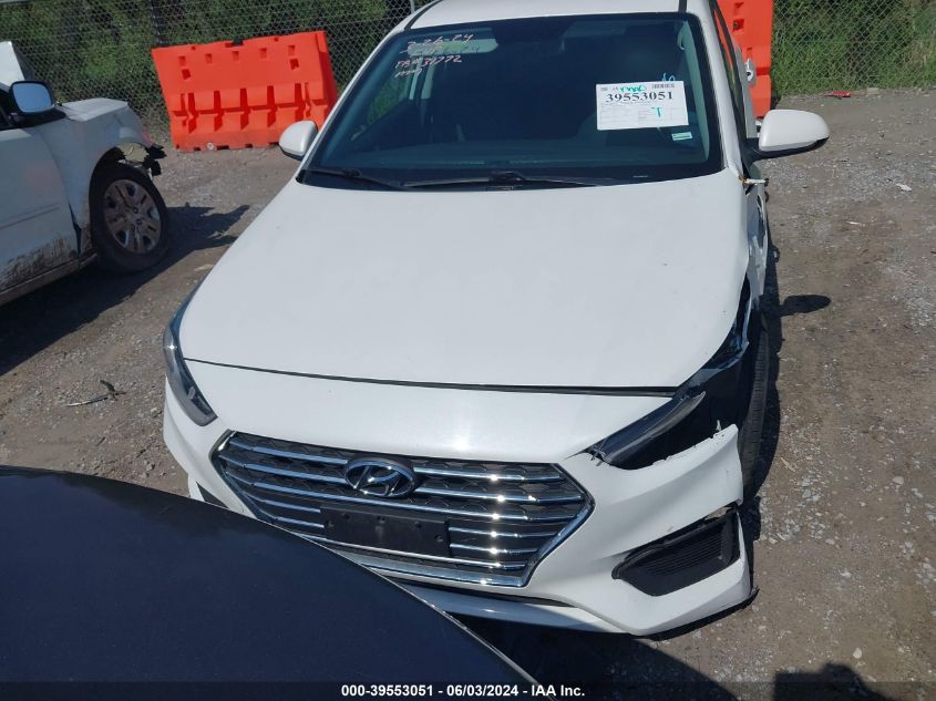 2021 Hyundai Accent Se VIN: 3KPC24A68ME131417 Lot: 39553051