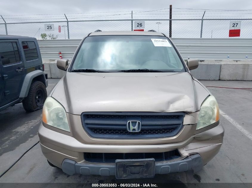 2004 Honda Pilot Ex-L VIN: 2HKYF18614H599760 Lot: 39553053