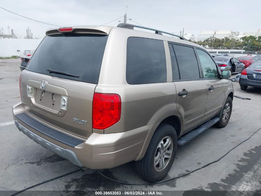 2004 Honda Pilot Ex-L VIN: 2HKYF18614H599760 Lot: 39553053