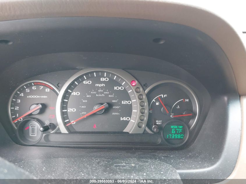 2004 Honda Pilot Ex-L VIN: 2HKYF18614H599760 Lot: 39553053