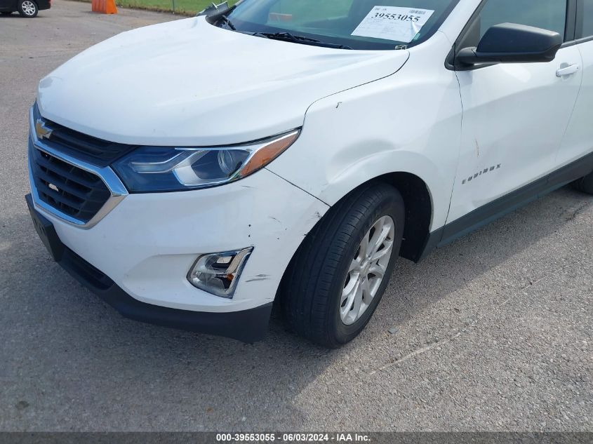 2020 Chevrolet Equinox Fwd Ls VIN: 3GNAXHEV2LS605113 Lot: 39553055