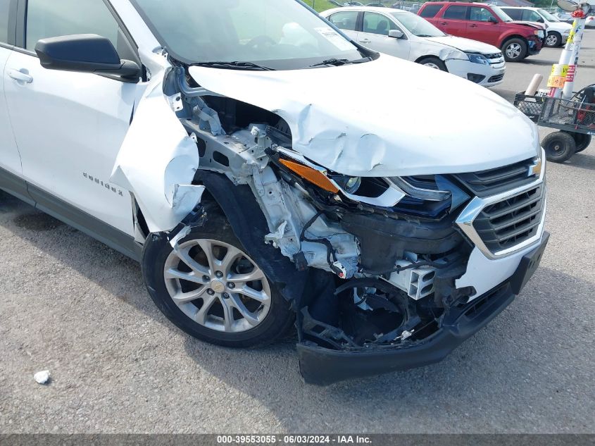 2020 Chevrolet Equinox Fwd Ls VIN: 3GNAXHEV2LS605113 Lot: 39553055