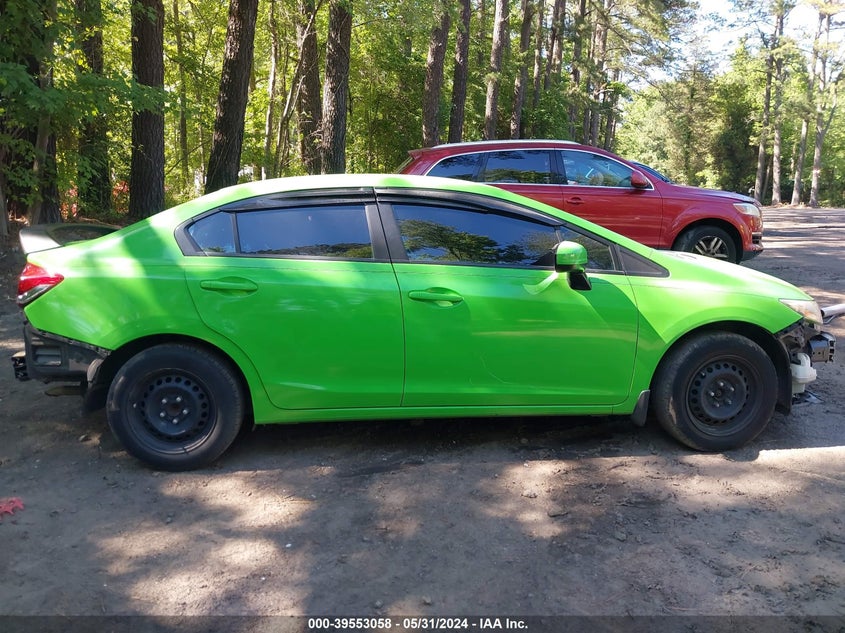 2014 Honda Civic Lx VIN: 2HGFB2F51EH534342 Lot: 39553058