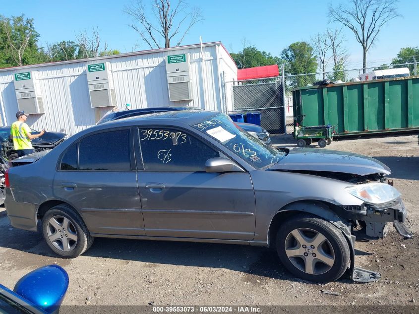 2004 Honda Civic Ex VIN: 1HGES26824L021771 Lot: 39553073