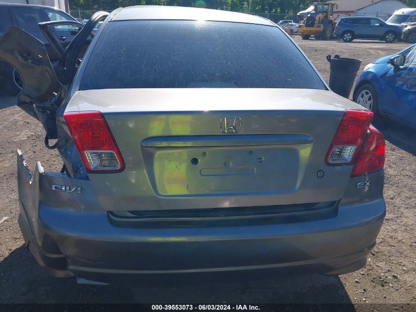 2004 Honda Civic Ex VIN: 1HGES26824L021771 Lot: 39553073