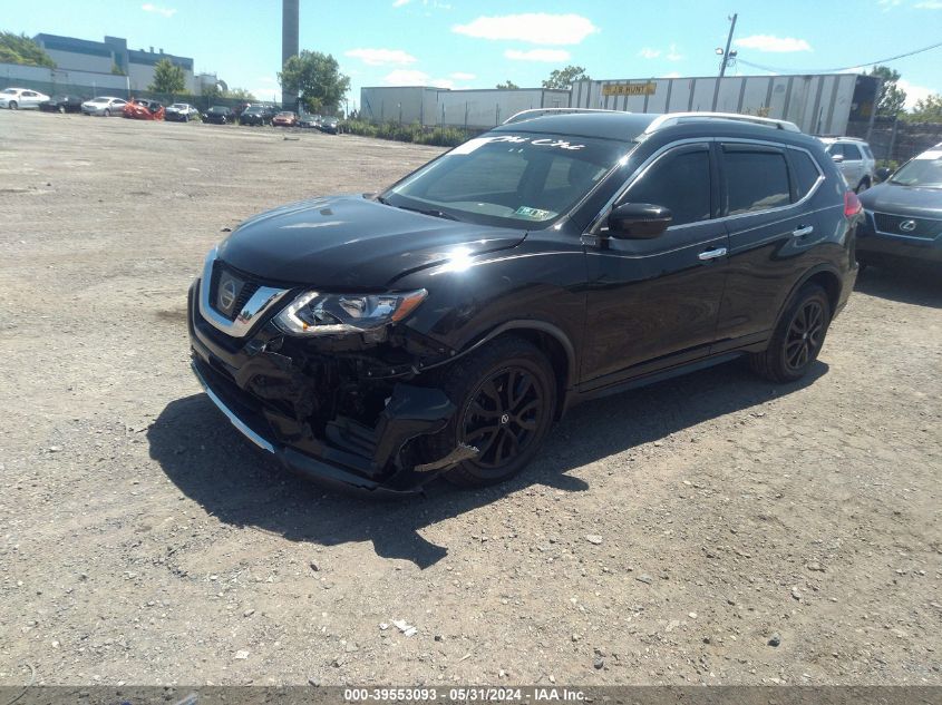 2017 Nissan Rogue Sv VIN: KNMAT2MV7HP613135 Lot: 39553093