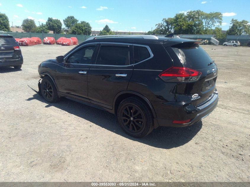 2017 Nissan Rogue Sv VIN: KNMAT2MV7HP613135 Lot: 39553093