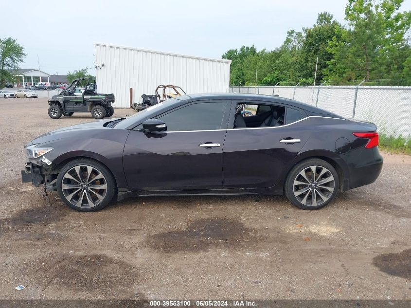 2016 Nissan Maxima 3.5 Platinum VIN: 1N4AA6AP2GC391313 Lot: 39553100