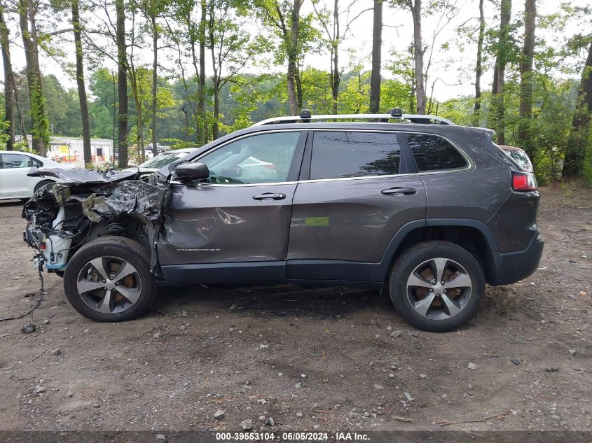 2019 Jeep Cherokee Limited 4X4 VIN: 1C4PJMDX0KD331120 Lot: 39553104