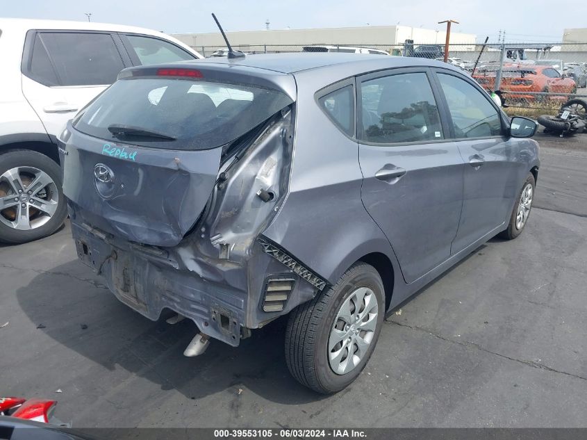 2016 Hyundai Accent Se VIN: KMHCT5AE7GU260437 Lot: 39553105