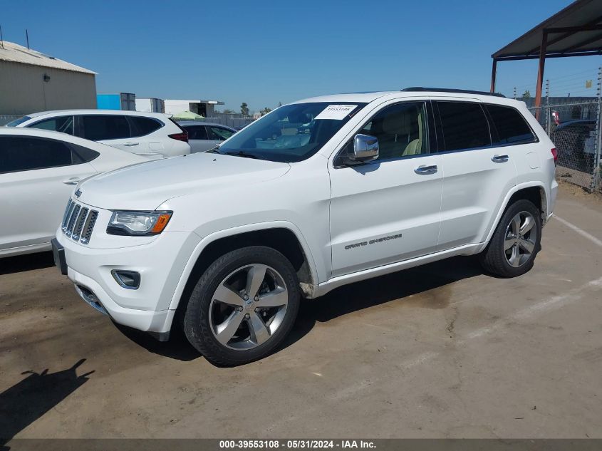 2015 Jeep Grand Cherokee Overland VIN: 1C4RJFCG4FC697390 Lot: 39553108