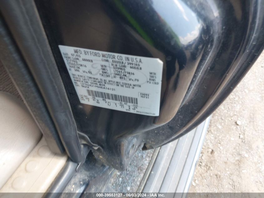 2004 Ford F-250 Lariat/Xl/Xlt VIN: 1FTNX21P04EA16121 Lot: 39553127