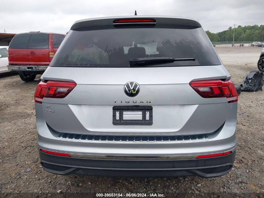 2022 Volkswagen Tiguan 2.0T Se VIN: 3VV3B7AX5NM173322 Lot: 39553154