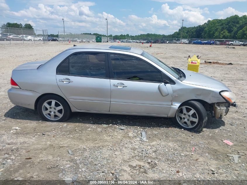 2006 Mitsubishi Lancer Es/Se VIN: JA3AJ26E66U066178 Lot: 39553156