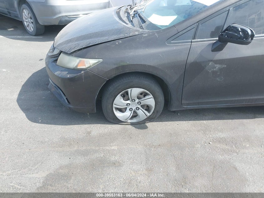 2014 Honda Civic Lx VIN: 2HGFB2F51EH555546 Lot: 39553163