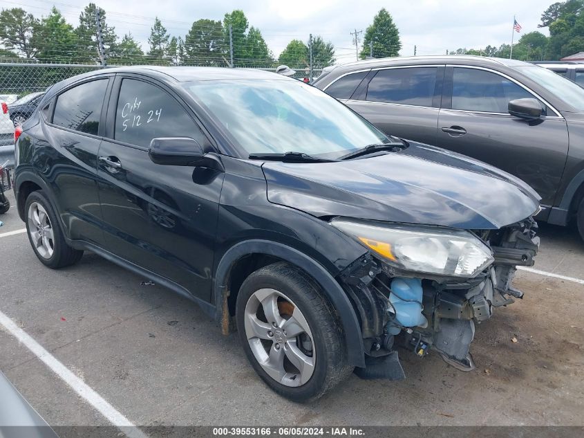 2016 Honda Hr-V Lx VIN: 3CZRU5H37GM746809 Lot: 39553166