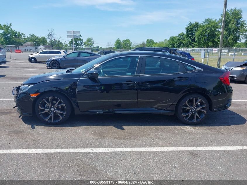 2020 Honda Civic Sport VIN: 19XFC2F8XLE214404 Lot: 39553179