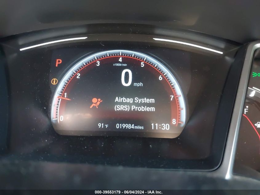 2020 Honda Civic Sport VIN: 19XFC2F8XLE214404 Lot: 39553179