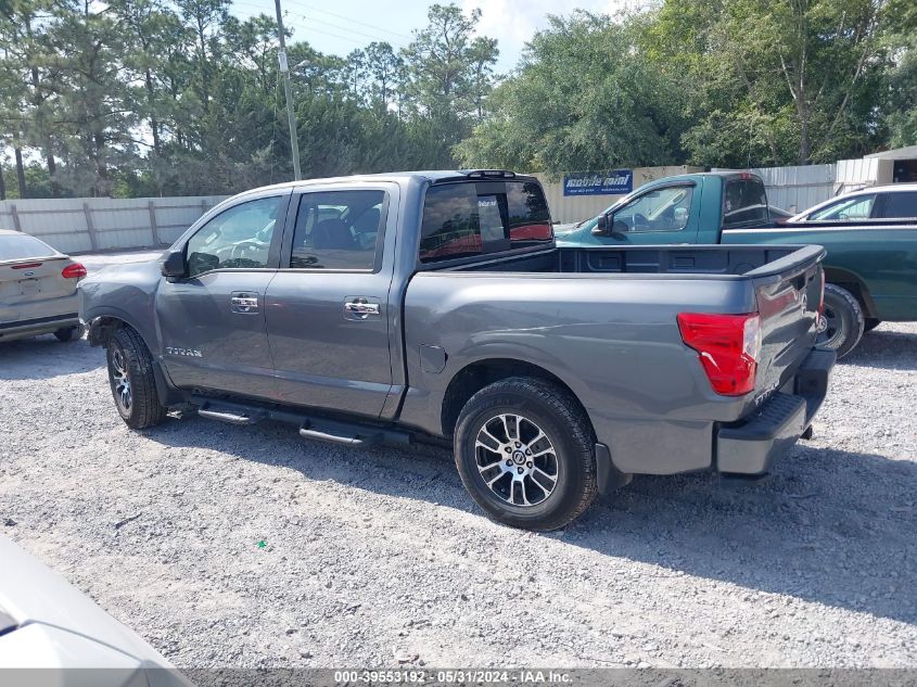 2021 Nissan Titan Sv 4X2 VIN: 1N6AA1EE1MN534190 Lot: 39553192