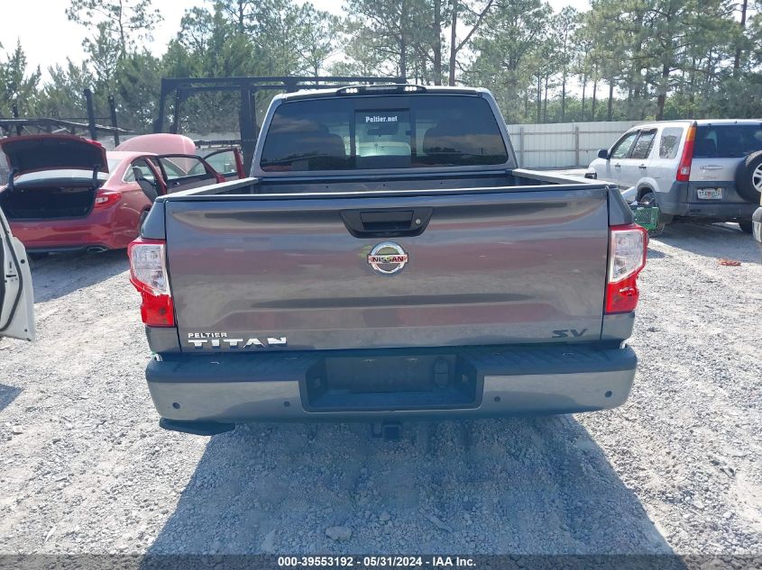 2021 Nissan Titan Sv 4X2 VIN: 1N6AA1EE1MN534190 Lot: 39553192