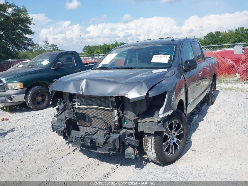 2021 Nissan Titan Sv 4X2 VIN: 1N6AA1EE1MN534190 Lot: 39553192