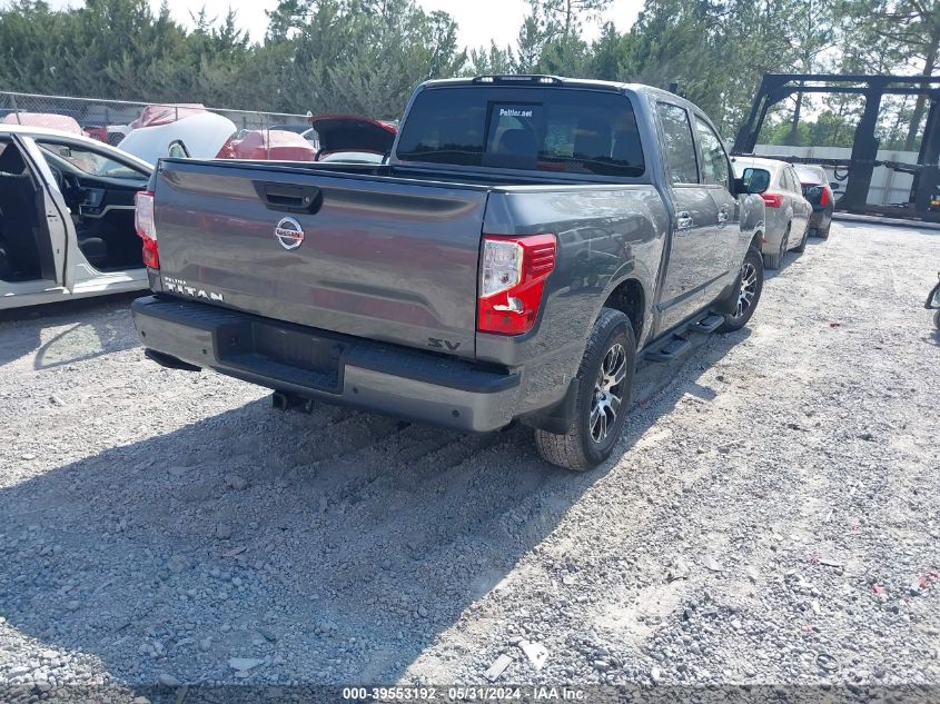 2021 Nissan Titan Sv 4X2 VIN: 1N6AA1EE1MN534190 Lot: 39553192