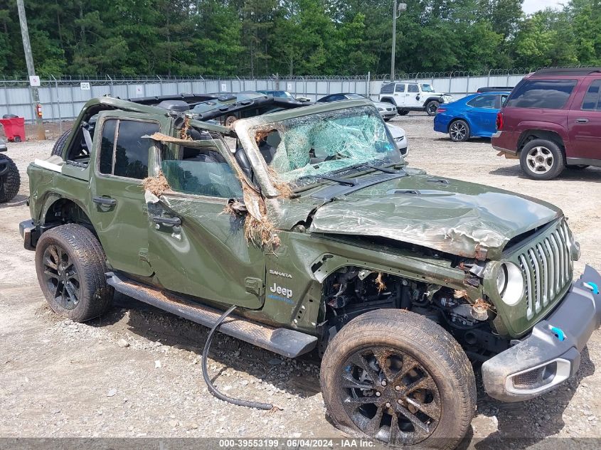 2023 Jeep Wrangler 4Xe Sahara 4X4 VIN: 1C4JJXP60PW556336 Lot: 39553199