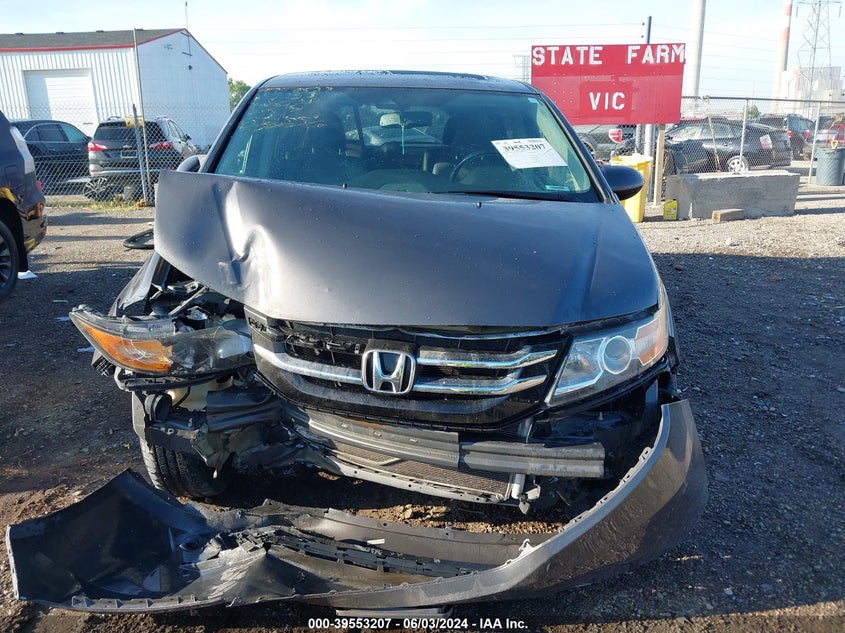 2016 Honda Odyssey Ex-L VIN: 5FNRL5H64GB014094 Lot: 39553207