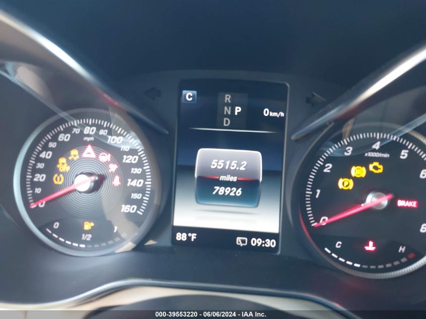 2018 Mercedes-Benz Glc 300 VIN: WDC0G4JB6JV049723 Lot: 39553220