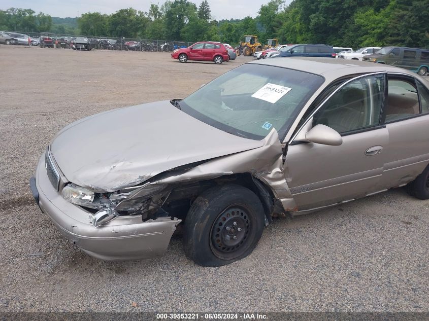 2002 Buick Century Custom VIN: 2G4WS52J621228627 Lot: 39553221