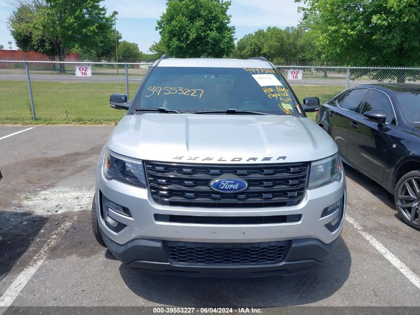 2016 Ford Explorer Sport VIN: 1FM5K8GT7GGC13264 Lot: 39553227