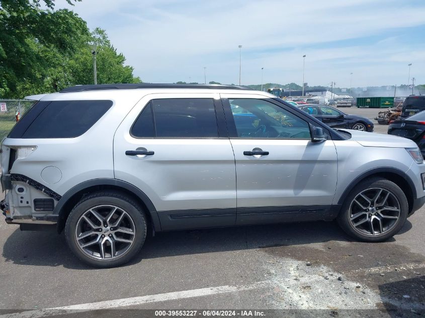 2016 Ford Explorer Sport VIN: 1FM5K8GT7GGC13264 Lot: 39553227