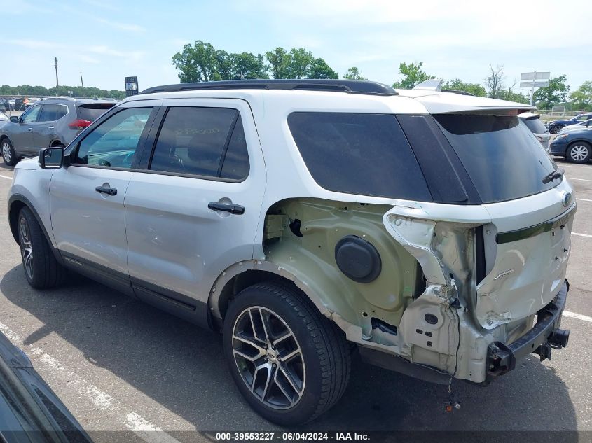 2016 Ford Explorer Sport VIN: 1FM5K8GT7GGC13264 Lot: 39553227