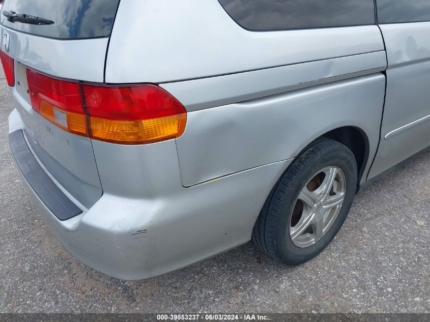 2002 Honda Odyssey Ex VIN: 2HKRL18672H570578 Lot: 39553237