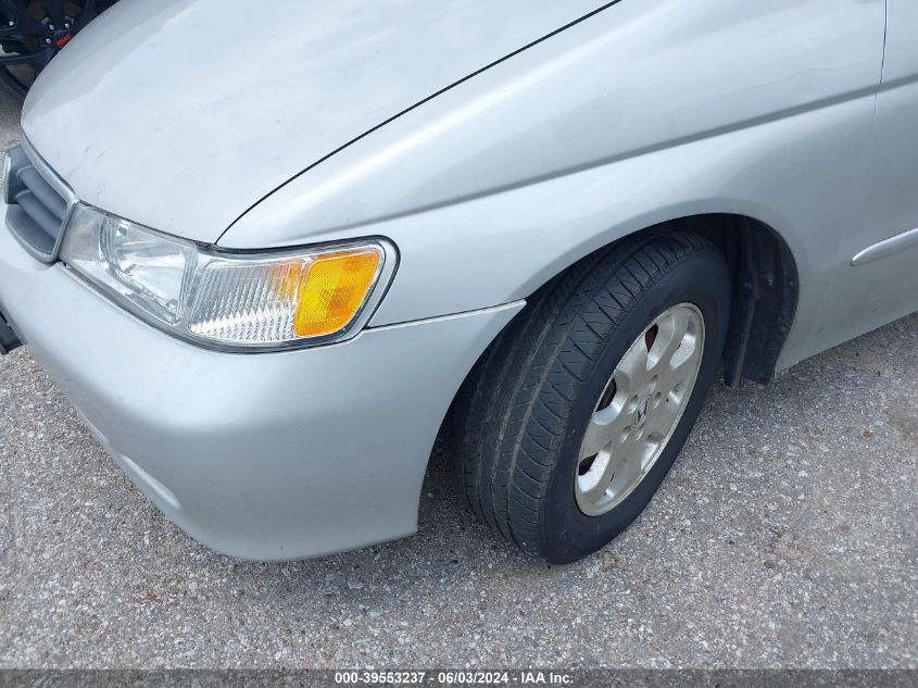 2002 Honda Odyssey Ex VIN: 2HKRL18672H570578 Lot: 39553237