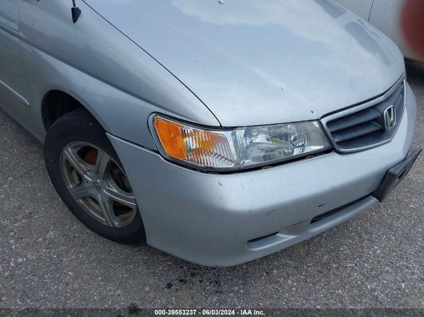 2002 Honda Odyssey Ex VIN: 2HKRL18672H570578 Lot: 39553237