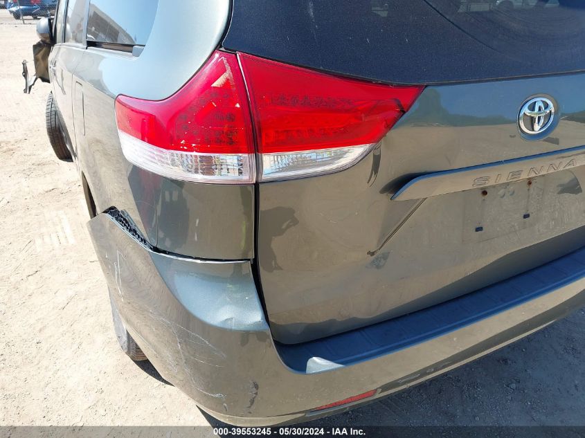 2011 Toyota Sienna Xle V6 VIN: 5TDYK3DC3BS048272 Lot: 39553245