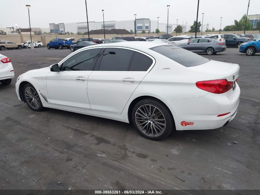 2018 BMW 530E Iperformance VIN: WBAJA9C5XJB251205 Lot: 39553261