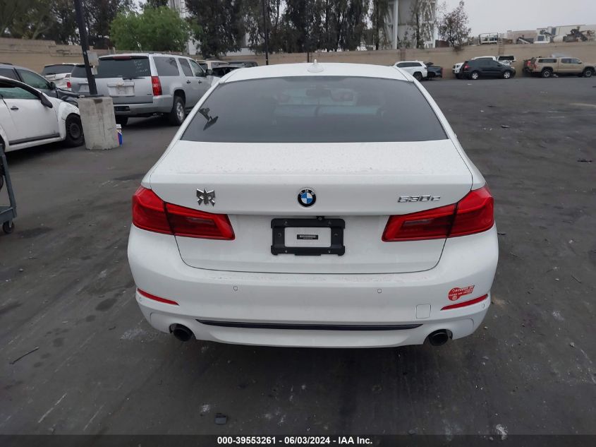 2018 BMW 530E Iperformance VIN: WBAJA9C5XJB251205 Lot: 39553261