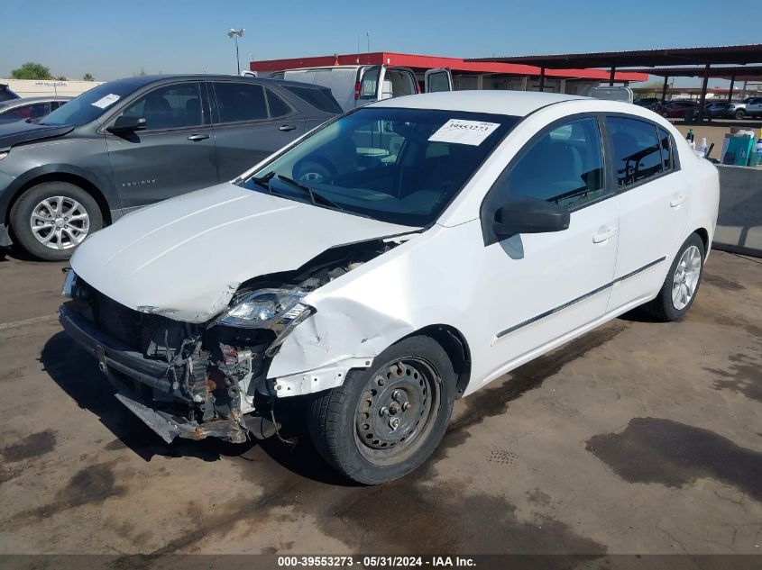 2012 Nissan Sentra 2.0 S VIN: 3N1AB6AP1CL741359 Lot: 39553273