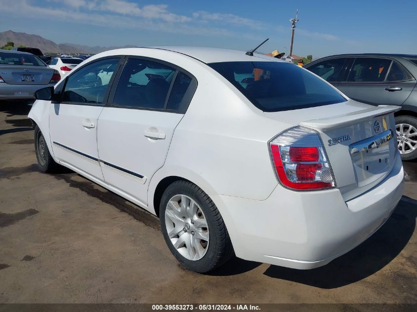 2012 Nissan Sentra 2.0 S VIN: 3N1AB6AP1CL741359 Lot: 39553273