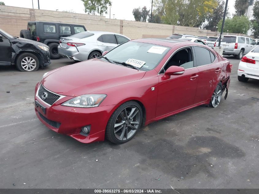 2012 Lexus Is 250 VIN: JTHBF5C28C5159906 Lot: 39553275