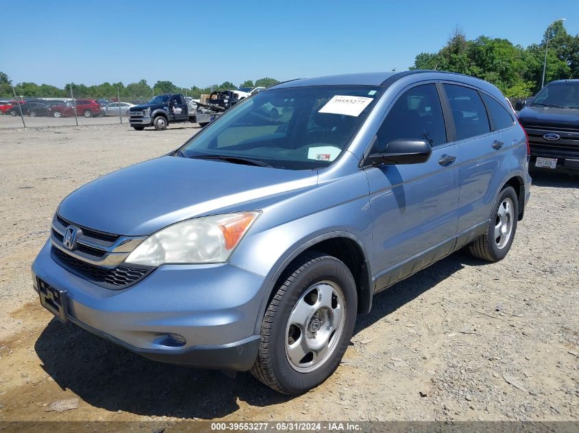 2010 Honda Cr-V Lx VIN: 5J6RE3H30AL038122 Lot: 39553277