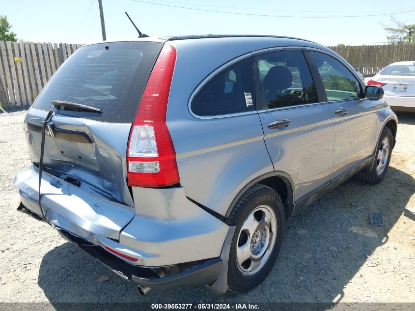 2010 Honda Cr-V Lx VIN: 5J6RE3H30AL038122 Lot: 39553277