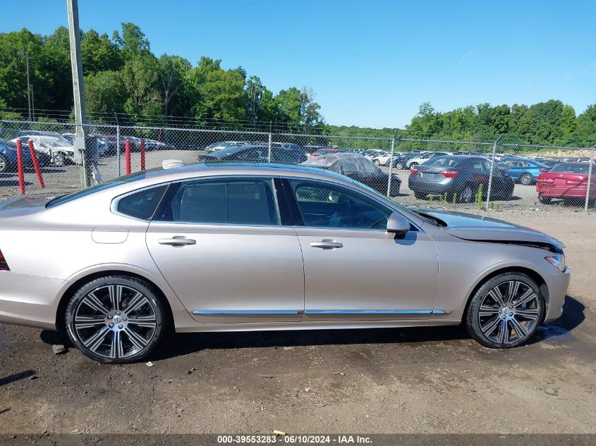 2023 Volvo S90 B6 Plus VIN: LVY062MN2PP338221 Lot: 39553283