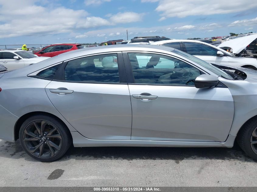 2019 Honda Civic Sport VIN: 19XFC2E89KE007213 Lot: 39553310