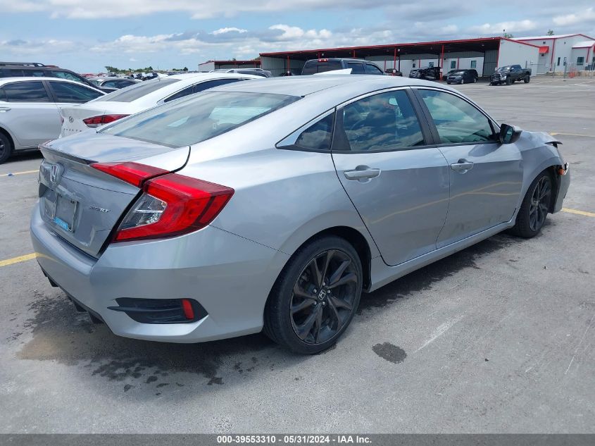 2019 Honda Civic Sport VIN: 19XFC2E89KE007213 Lot: 39553310