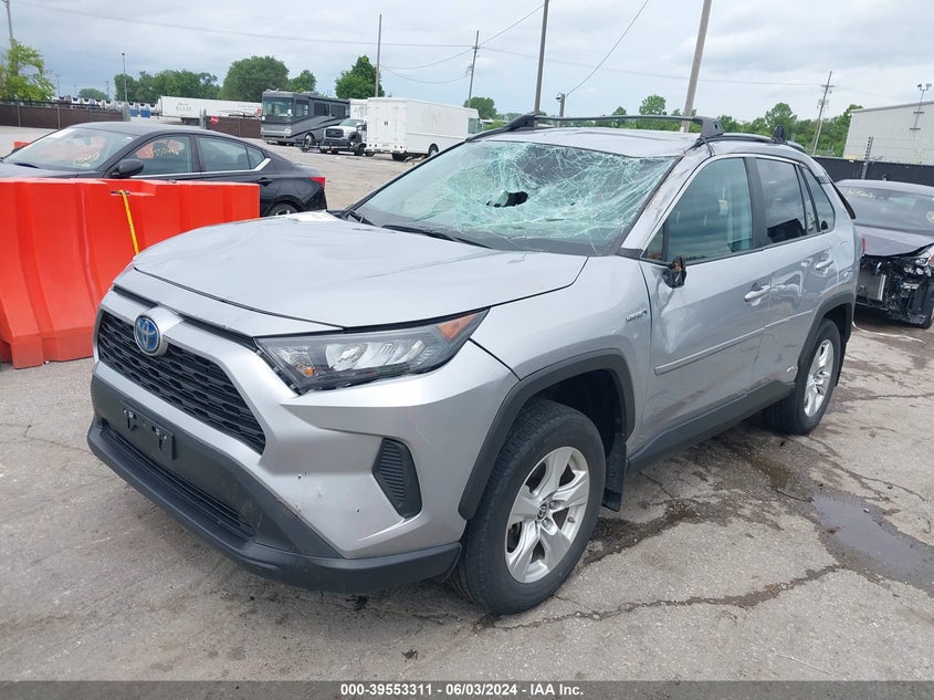VIN 2T3LWRFV5MW111616 2021 TOYOTA RAV4 LE HYBRID