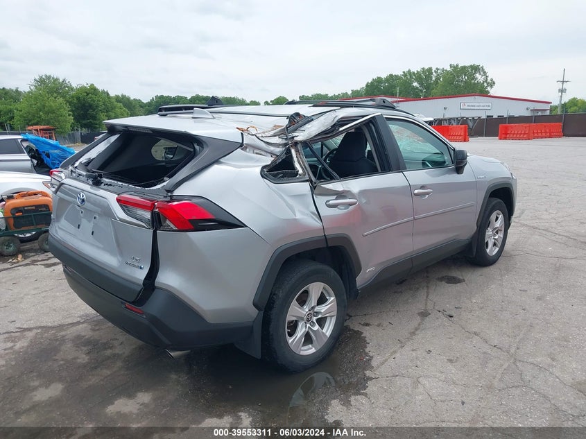 VIN 2T3LWRFV5MW111616 2021 TOYOTA RAV4 LE HYBRID