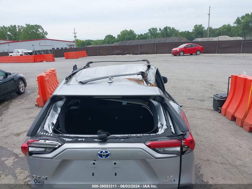 VIN 2T3LWRFV5MW111616 2021 TOYOTA RAV4 LE HYBRID
